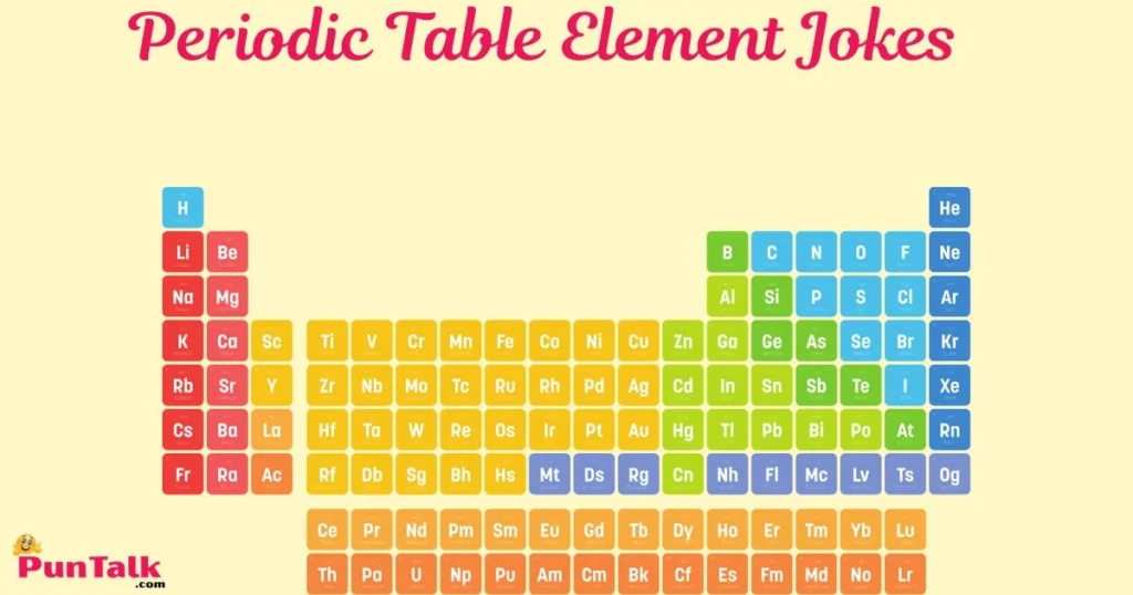 Periodic Table Element Jokes